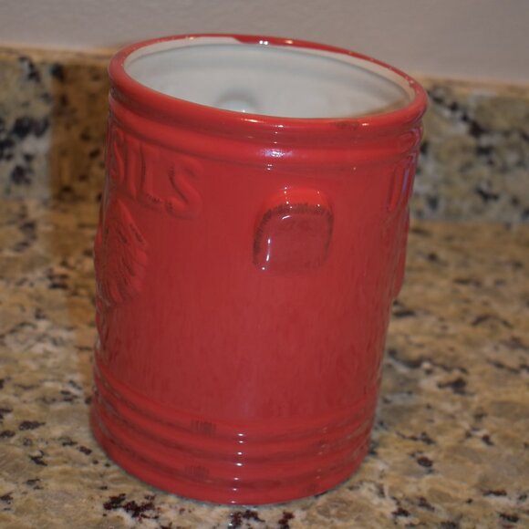 Home Essentials Ceramic Rooster Utensil Can - Picture 2 of 4